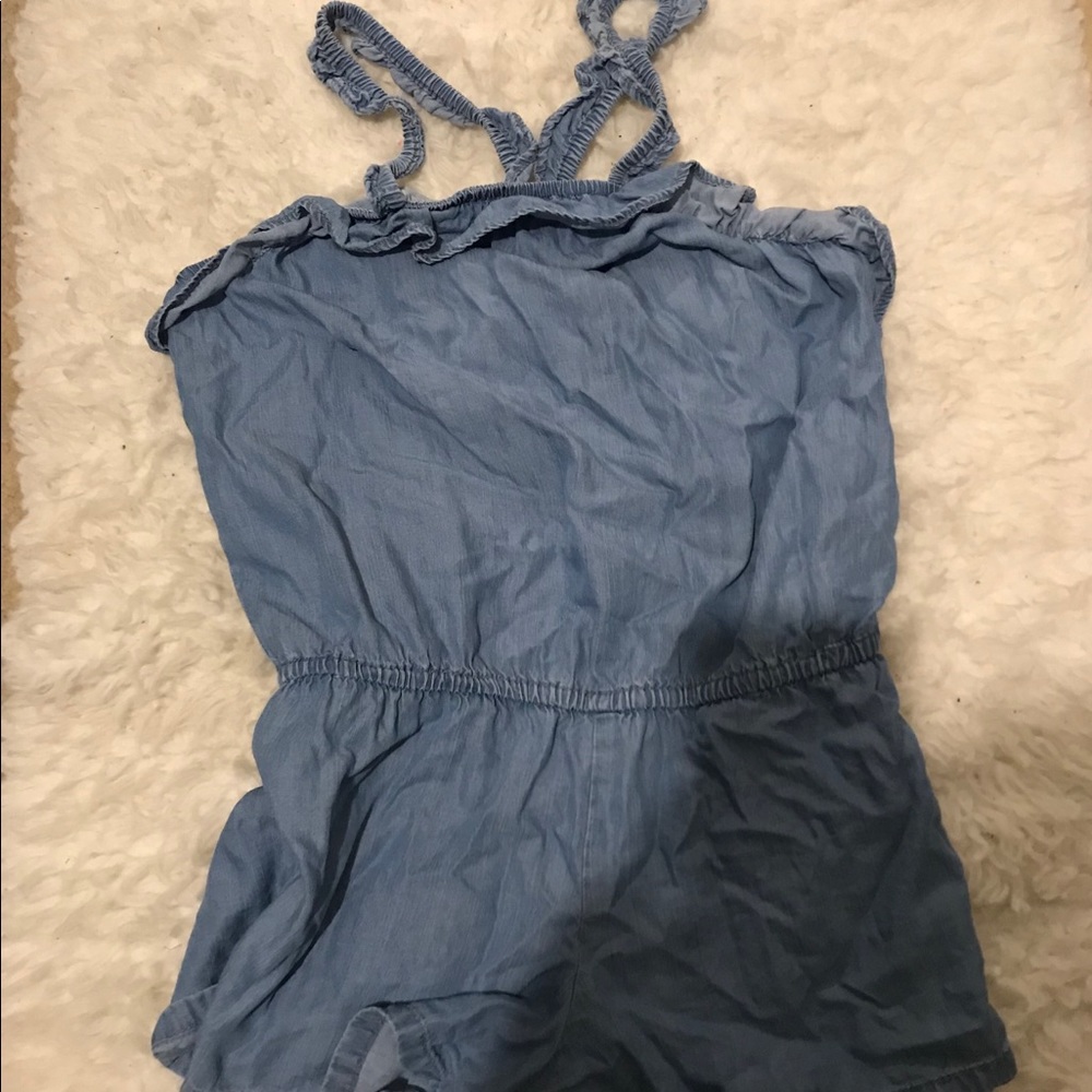 Denim Romper